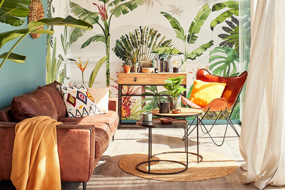 Un salon au c&oelig;ur de la jungle