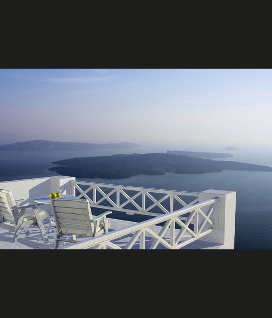Vue sur Santorin