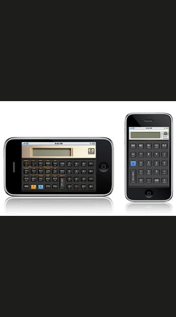 La calculatrice scientifique sur iPhone