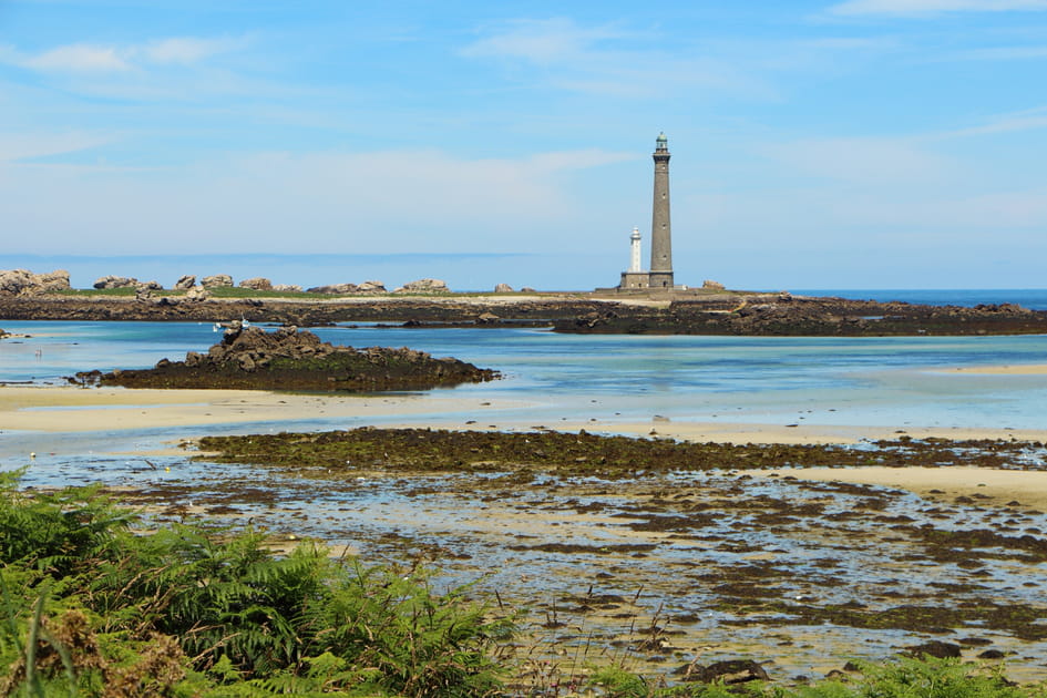 L'&icirc;le Vierge et son c&eacute;l&egrave;bre phare, le plus haut d'Europe
