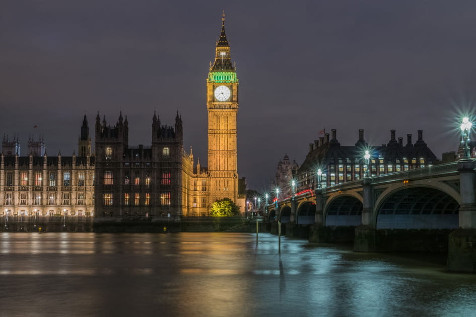 18&egrave;me : Big Ben &agrave; Londres