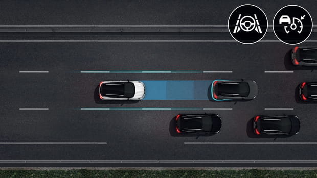 La conduite semi-autonome disponible sur le Captur