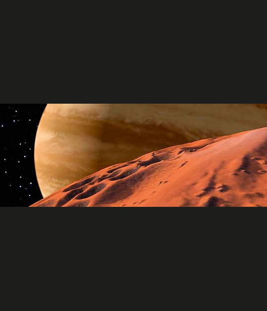 Jupiter vu d'Amalth&eacute;e