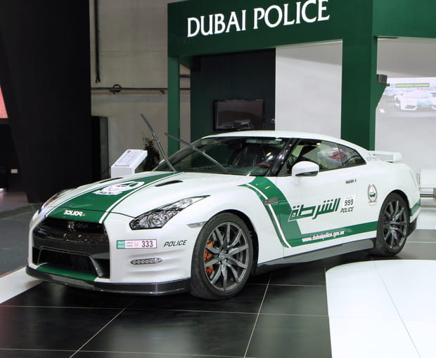 La police de Dubai roule en Nissan GTR