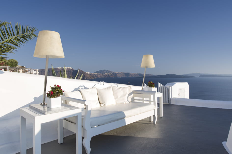 L&rsquo;h&ocirc;tel Katikies &agrave; Oia