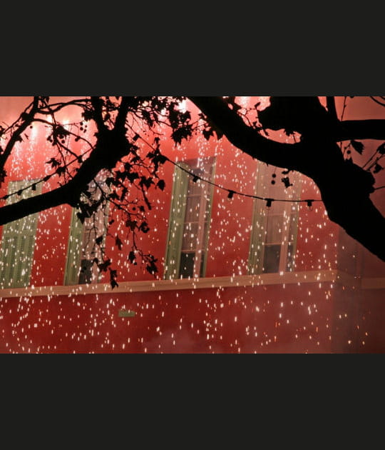 Mur de lumi&egrave;re &agrave; La Londe-les-Maures