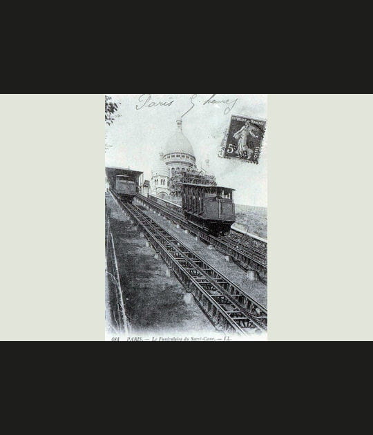 Le funiculaire en 1900