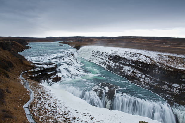Chute de Gullfoss en Islande