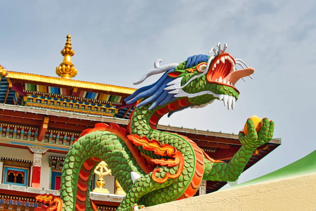 Le Temple des Mille Bouddhas dans le Morvan