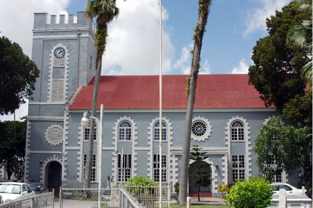 Le centre historique de Bridgetown à la Barbade