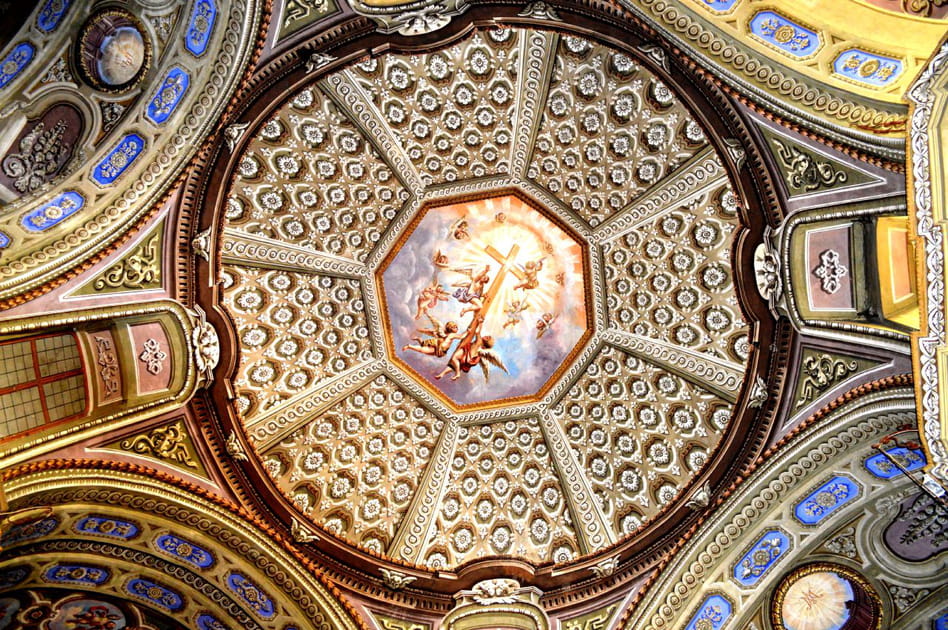 Vo&ucirc;te centrale de l'&eacute;glise de San Maurizio