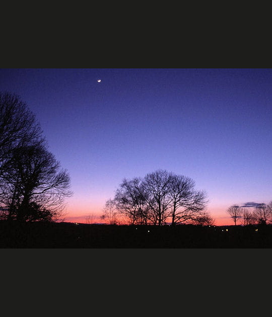 La nature sublim&eacute;e par les lumi&egrave;res du cr&eacute;puscule