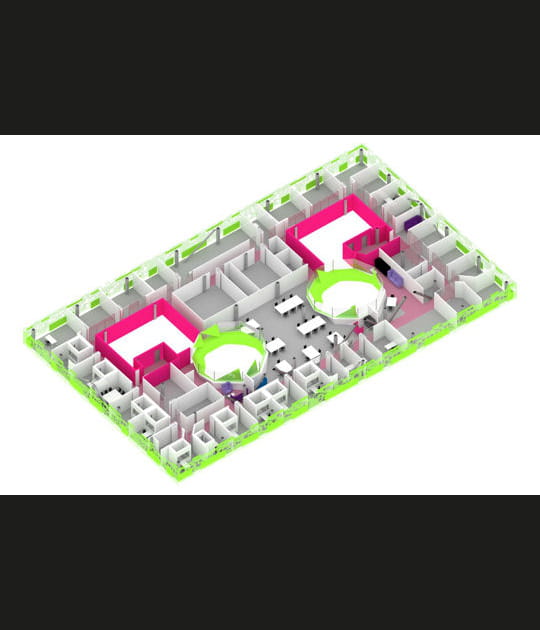 Zoom sur les &quot;creux&quot; du b&acirc;timent