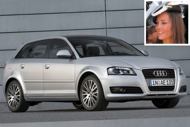 Kate Middleton en Audi A3 Sportback